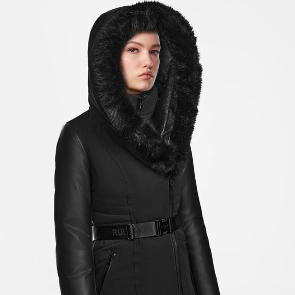 RUDSAK MISALA FITTED DOWN COAT - Picture 6 of 7